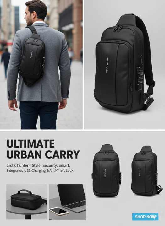 The Urban Charge Master Sling Secure, Smart, and Ready for Your Daily Carry