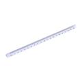 Transparent Acrylic Ruler Precision 15/20cm Size Office Supplies Triangular Scale Stationery Rainbow Ruler for Drafting.