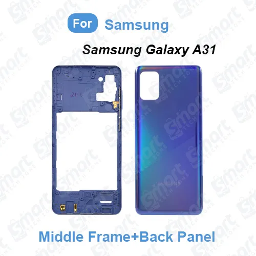 Samsung%20Galaxy%20A31%20Middle%20Bezel%20Housing%20Frame%20and%20Back%20Panel%20Without%20Front%20LCD%20Frame%20Panel%20-%20Image%203