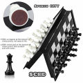 Magnetic Chess Extra large 12.5 Inch _ Black & White. 