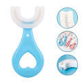 U-shaped Baby Toothbrush Children's Soft U-shaped Toothbrush Oral Shape Cleaning Toothbrush - 2-12 years old. 