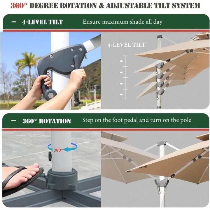 Square%20Cantilever%20Umbrella%20with%20Solar%20LED%20Lights%20and%20Cross%20Base,%20Large%20Outdoor%20Patio%20Umbrella%20with%20Easy%20Offset%20Umbrella%20Khaki%20-%20Image%203