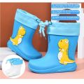 Kids Rain Shoes Girls Boys Cute Cartoon Pattern Boots Students Non-slip Waterproof Footwear Lovely Soft Bottom Children Footwear. 