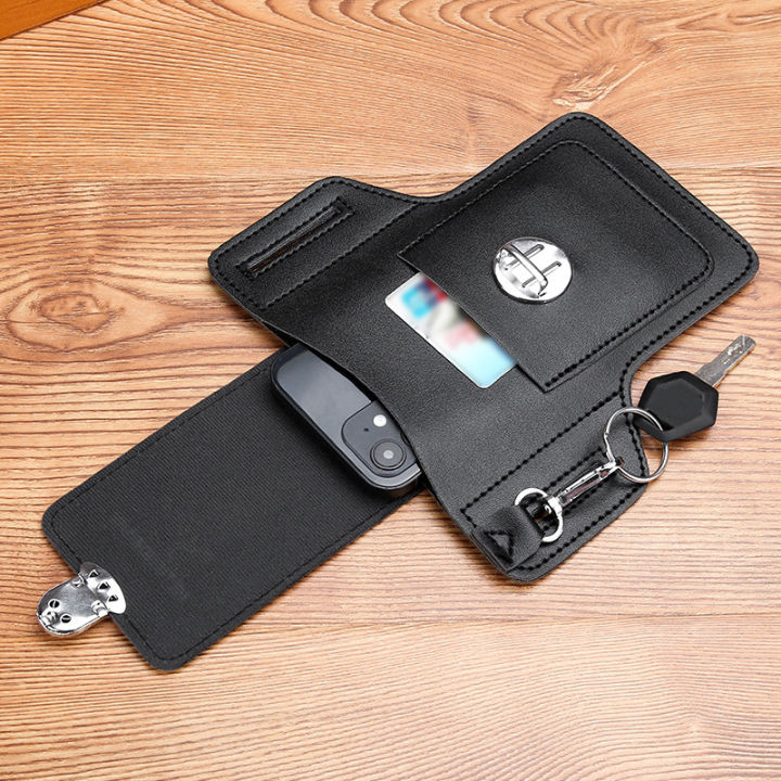 Multifunctional%20Leather%20Fanny%20Pack%20Phone%20Belt%20Bag%20Retro%20Men's%20Bag%20Cellphone%20Loop%20Holster%20Phone%20Pouch%20Wallet%20Phone%20Case%20-%20Image%202
