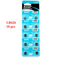 10 pcs AG4 LR626 CX177 6.8 2.6 mm 1.55V Alkaline button cell battery. 