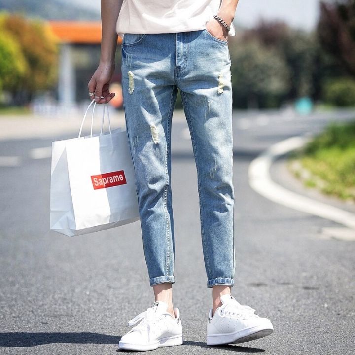 Denim jeans pent for men