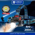 UZBOO Headlight Waterproof Rechargeable Motion Sensor Head Light Powerful Headlamp LED Headlamp Induction Headlight Waterproof Work Light USB Rechargeable Emergency Light Head-mounted Lamp. 