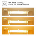 R7S Halogen Light Bulb 118 mm 200 W 230 V Pack of 10 Halogen Rod Lamp.