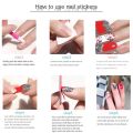 1Set INS Trendy 16 Strips Semi Cured Gel Nail Sticker French Nail Art Gradient Colors Gel Full Nail Wraps Gel Nail Polish Strip. 
