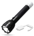 Long Range High Power Led Torch Light With Battery Charging Indicator - Illuminate Your Path With This Powerful Torch Light. 