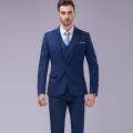 MEN'S COMPLETE SUIT NAVY BLUE(3PCS SET). 
