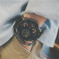 Jingshi ulzzang large dial watch, male personality, men's oversized, European and American college student trendy watch, non mechanical trend. 