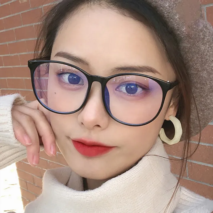 Anti%20Blue%20Light%20Glasses%20Ultralight%20Retro%20Transparent%20Plain%20Frame%20Glasses%20Women%20Party%20Decorate%20Eyeglasses%20Korean%20Style%20Eyewear%20-%20Image%203