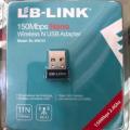 LB-Link Mini Wireless 150Mbps USB Adapter WiFi 802.11n/g 150M Network USB Lan Card Wi-Fi Receiver for Laptop PC Desktop(null). 
