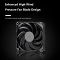120/140mm Cooling Fan PC Case Fan 4-Pin PWM Cooling Fan Silent with Hydraulic Bearing for Radiator CPU Cooler Computer Case.