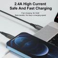 USB Cable For iPhone 14 13 12 11 Pro Max Mini 6 7 8 Plus XS X XR SE iPad 20W Phone Data Sync Fast Charging Wire Cord 0.3M 1M 2M.