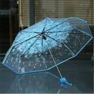 Cherry%20Blossom%20Korean%20Version%20Three%20Fold%20Transparent%20Umbrella%20-%20Image%207