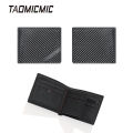 Business Advanced Short Men's Money Clip Hot Selling Portable PU Change Card Sier Bag.