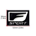 【Mary DAI Store】F SPORT Car Sticker Emblem Chrome Auto Refitting Trunk Fender Stickers for Lexus IS ISF IS200 IS250 CT200 ES RX IS GS ES LX570.