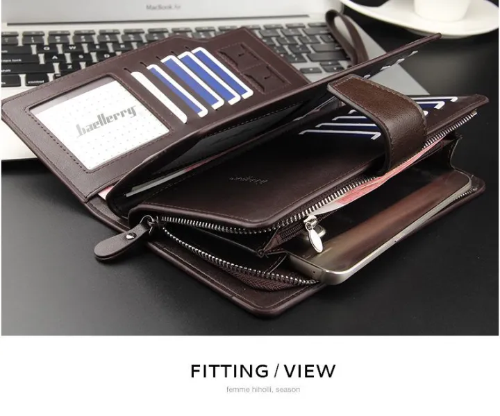 Baellerry%20Men%20Wallets%20Long%20Card%20Holder%20Male%20Purse%20Quality%20Zipper%20Money%20Bag%20-%20Image%206