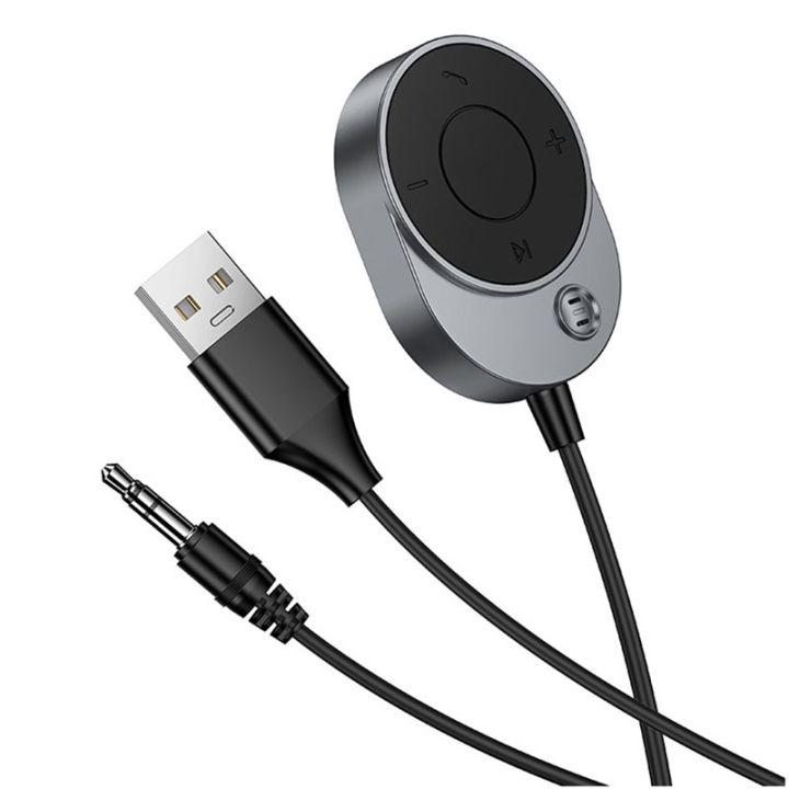 AUX Car Wireless Bluetooth Adapter Receiver 3.5mm Audio Call Conversion Transmitter BT5.4 for Car Music Audio