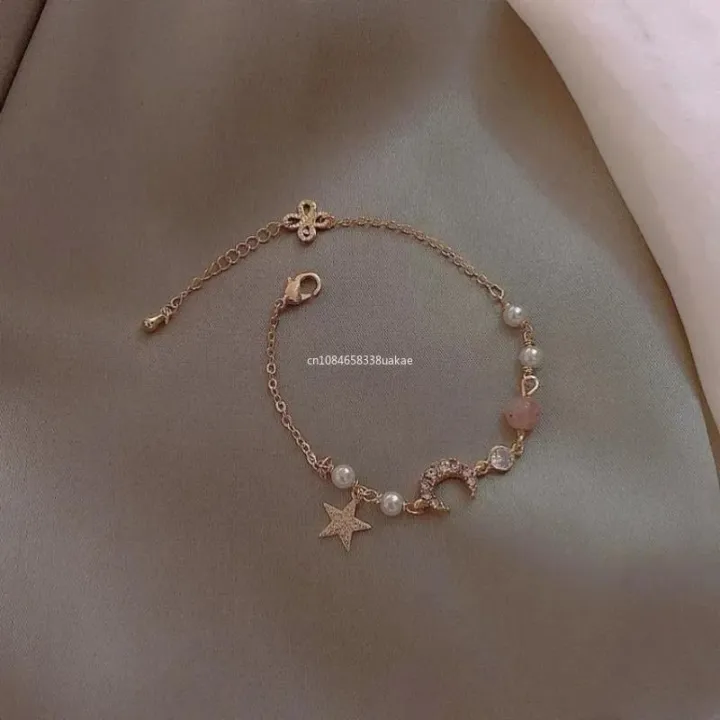 Korean%20Fashion%20Cute%20Star%20Moon%20Bracelets%20for%20Women%20Colorful%20Natural%20Stone%20Zircon%20Adjustable%20Pearl%20Chain%20Bracelet%20Wedding%20Jewelry%20-%20Image%205