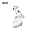 Oraimo Style TWS Bluetooth Earbuds - Wireless Earphones with ENC, Bass Boost, 20H Battery, Type-C Charging - White. 