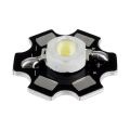 5Pcs- White 3W LED SMD Chip 3v 3.8v With Metal Plate Heatsink Heat Sink Aluminum Base 20mm P.C.B DIY. 