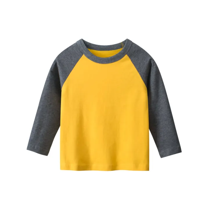 GC%20Boys%20Long%20Sleeve%20Shirts%20Cotton%20Crew%20Neck%20Basic%20Color%20Blocking%20Long%20Sleeve%20Tees%20Soft%20Kids'%20T-Shirts%20Top%20-%20Image%205