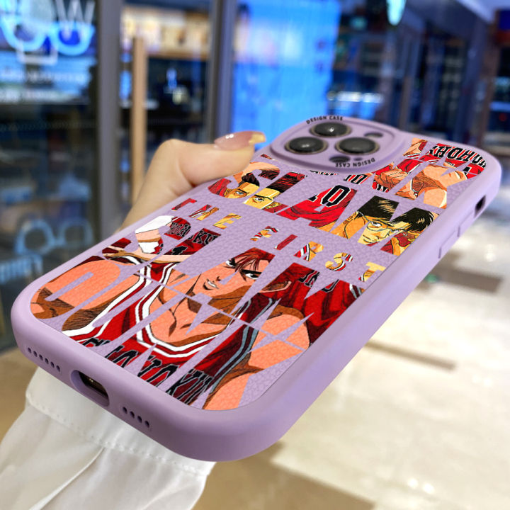 AMORVOR%20for%20Realme%20C55%20Back%20Cover%20Cartoon%20SLAM%20DUNK%20PU%20Leather%20Case%20Soft%20Silicone%20Edge%20Mobile%20Cover%20-%20Image%208