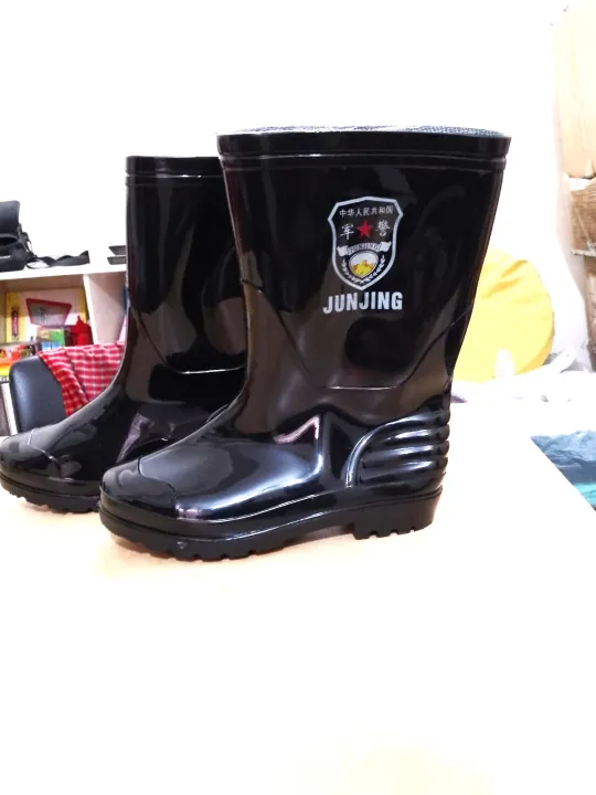 China%20JunJing%20Men's%20Mid-Calf%20Knee-High%20Rain%20Boots%20Mine%20Cave%20Construction%20Site%20Wear%20Resistance%20Non-Slip%20Labor%20Protection%20Rubber%20Shoes%20Waterproof%20Cotton-Padded%20Warm-Keeping%20Rubber%20Boots%20-%20Image%203