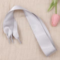 Fahion 4 Cm Width Satin Silk Ribbon Shoelaces White Black Sneaker Sport Casual Leather Shoes High Low Top Canvas Shoes Laces Jessica. 