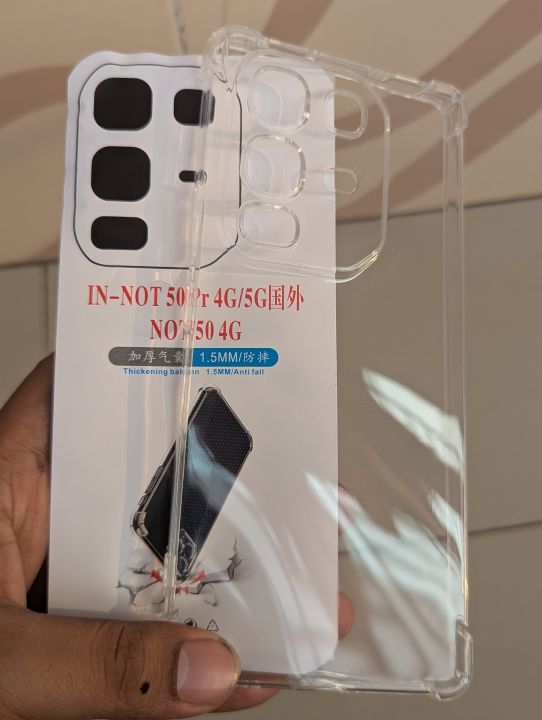 Infinix Note 50 Pro 4G/Note 50 4G Premium Silicone Case Crystal Clear Soft TPU Ultra-Thin Transparent Flexible Protective Mobile Phone Back Cover