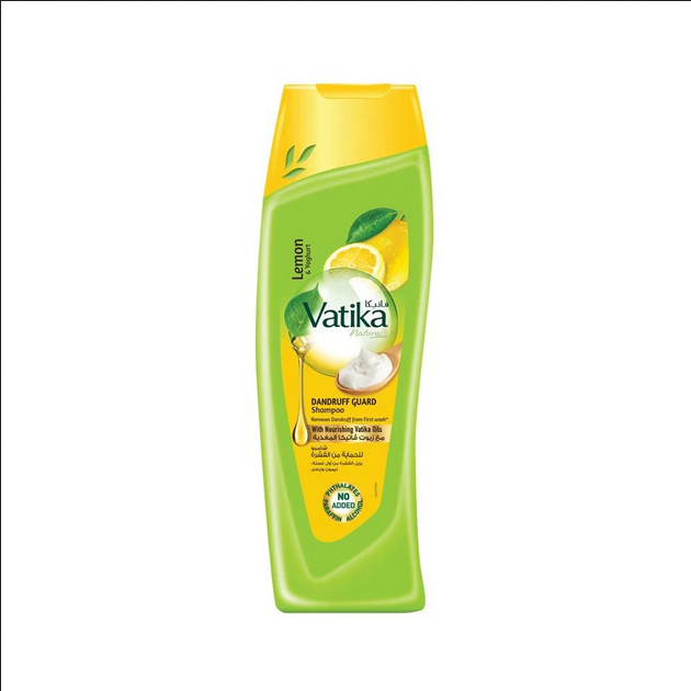 Vatika Anti Dandruff Shampoo With Lemon & Yoghurt - 400 ml