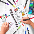 Colouring Pens 48 Colours Dual Brush Pens Felt Tip Pens Art Markers Drawing, Painting, Calligraphy, Colouring Books.