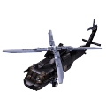 692PCS Military UH-60L Medical Rescue Aircraft Building Blocks Black Hawk Helicopter Model Bricks Kits Kids DIY Toy Holiday Gift.