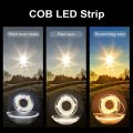 3mm FOB COB LED Strip Light 12V Super Fine Thin Linear Flexible LED  Ribbon Tape for Room Decor Lights House Night Lamp-Cool White 6500K-0.5 meter-DC 12V (3mm wide)-. 