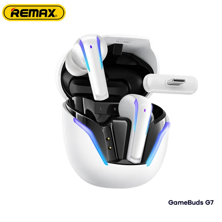 REMAX%202.4G%20Gaming%20True%20Wireless%20Stereo%20Earbuds%20Bluetooth%205.4%20Earphone%20IPX4%20Waterproof%20With%20Colorful%20Light%20Headset%20GameBuds%20G7%20-%20Image%203
