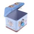 House Shaped Coin Bank Box with Lock -.