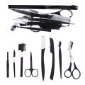 12Pcs Eyebrow Cutters Set Eye Brow Trimmer Scissors Face Shaver  Makeup Tools SUPER BABY. 