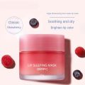20g South Korea Lip Sleep Mask Night Sleep Maintenance Moisturizing Lip Gloss Bleach Cream Nourishing Lip Care Strawberry.