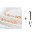10 pcs/set Vintage Ethnic Hairpin for Women Girls Fashion Spiral Hair Ring Clips Hair Accessories Beads Dirty Braids Headdress. 