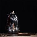 【Daily Necessities For Anyone Store】Traditional Buddha'S Hand Backflow Incense Waterfall Burner oke Lotus Holder Retro Home Bouddha Decor.