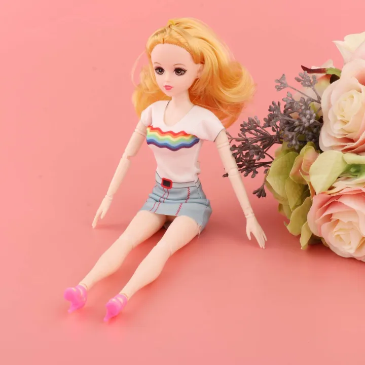 Girl%20Doll%2012%20Inch%2015%20Movable%20Joints%20Dolls%20for%20Age%203%204%205%206%207%20Year%20Old%20Girls%20Dolls%20Kids%20Dolls%20for%20Girls%20Baby%20Cute%20Doll%20Toy%20with%20Clothes%20and%20Shoes%20-%20Image%203