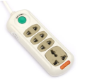 Multiplug Exclusive Gang Socket TOP ONE DEZHI 0034 Multiplug 1200 w,14 feet.
