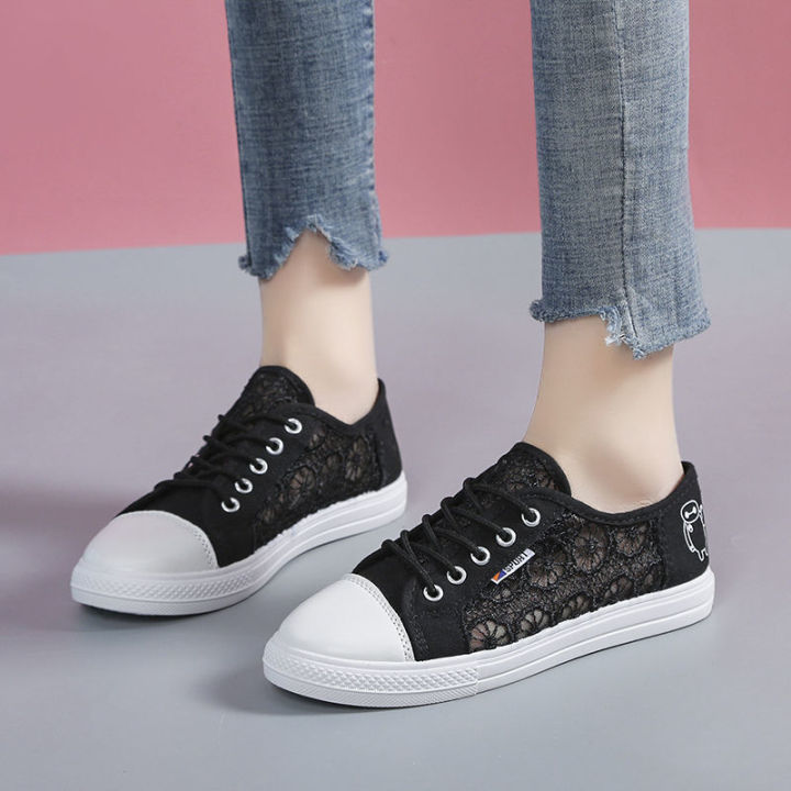 Sandals%20Female%20Tennis%20Shoes%20Student%20Shoes%20Korean%20Style%202024%20New%20Summer%20Mesh%20Flat%20Lace%20Closed%20Toe%20Canvas%20Shoes%20Women's%20Shoes%20-%20Image%208