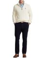 Ralph Lauren Cable-Knit Cotton Quarter-Zip Sweater – Off White. 