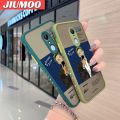JIUMOO For Redmi 5 Case With Fashion Roronoa Zoro Side Edge Square Silicone Frosted Transparent Hard Casing New Design soft Cases Full Back Cover Camera Phone Case Shockproof Protection Case.