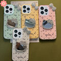 Case Compatible for IPhone 13 15 11 16 14 12 Pro Max XR X XS Max 7Plus 16 8 15 Plus SE 2020 Cute Hello Kitty Love Heart Bows 3D Doll Mirror Bracket Luxury New IMD Case.