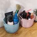 【Support-Cod】 Hollow Portable Storage Basket Home Desktop Storage Basket Plastic Basket.